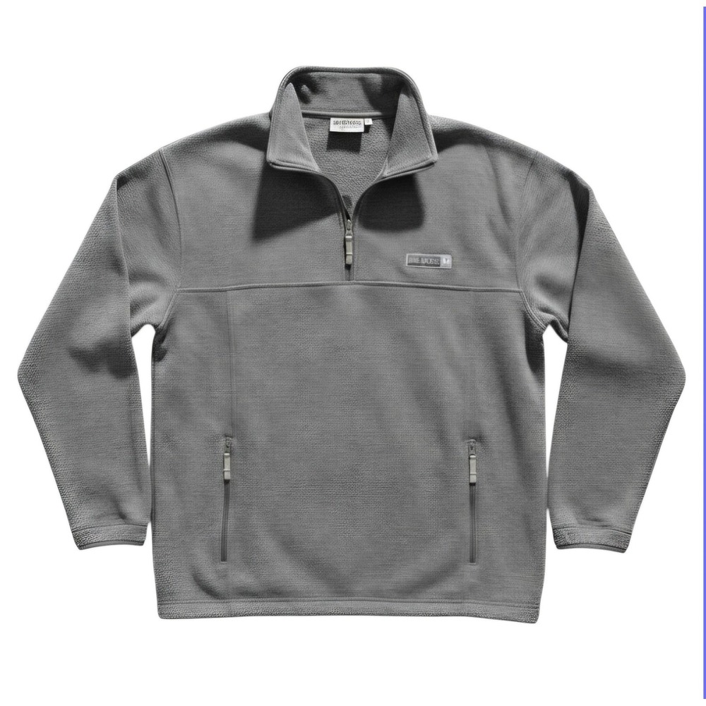 Vintage Big‎ Dogs "Polar Dogs" High Tech Fleece 1/4 Zip Pullover - Men's Medium